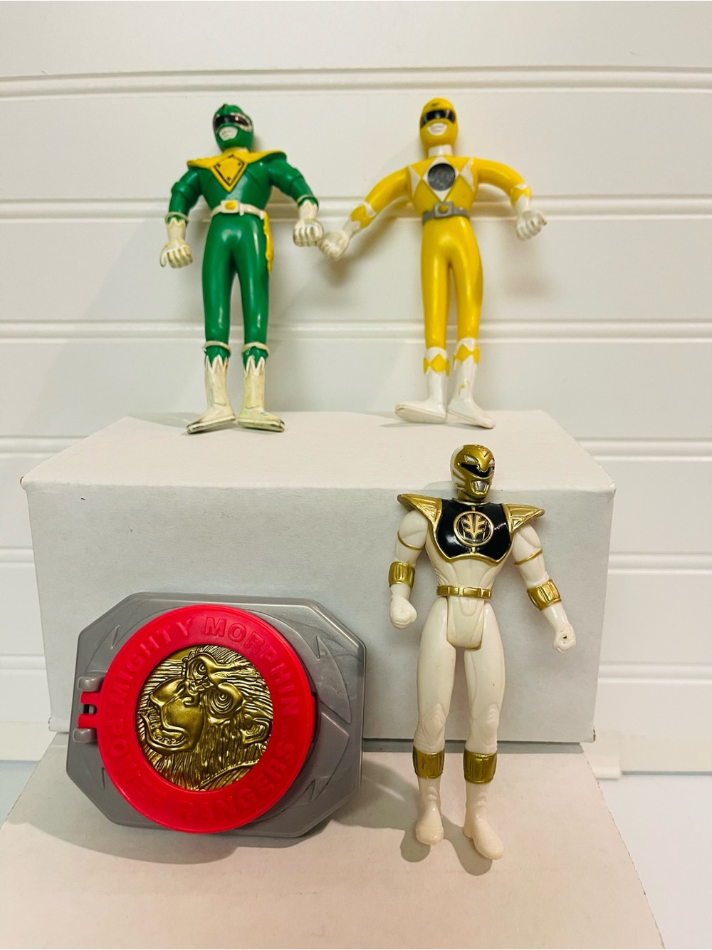 Mighty Morphin Power Rangers 1990s Action Figures, Belt Buckle & Coins Ck Pics